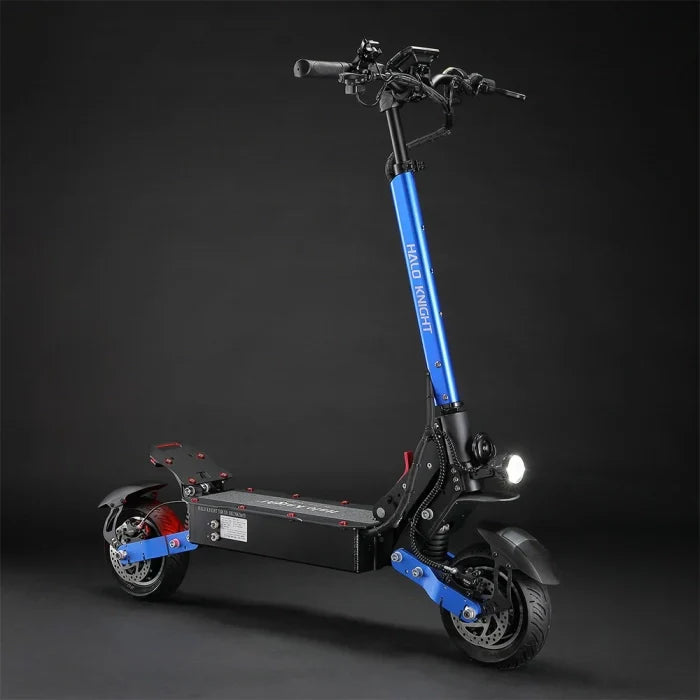 Hulajnoga elektryczna Halo Knight T108 10-calowe opony drogowe, silnik 1000W*2, maks. prędkość 65km/h - Czarny - Dostawca