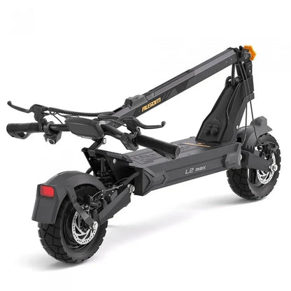 Jednosilnikowa składana hulajnoga elektryczna Ausom L2 Max, silnik 1000W, 50km/h, bateria 48V 20,8Ah, opony bezdętkowe 10x3 cali - Dostawca