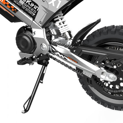 Motocykl elektryczny KuKirin X1, silnik o średniej mocy 1000 W, akumulator 48 V 20,8 Ah, opony terenowe 14/12 cali - Dostawca